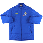 2010-12 Nordirland Umbro Gepolsterter Bench Coat XL