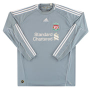 2010-12 Liverpool adidas Torwarttrikot Langarm XL