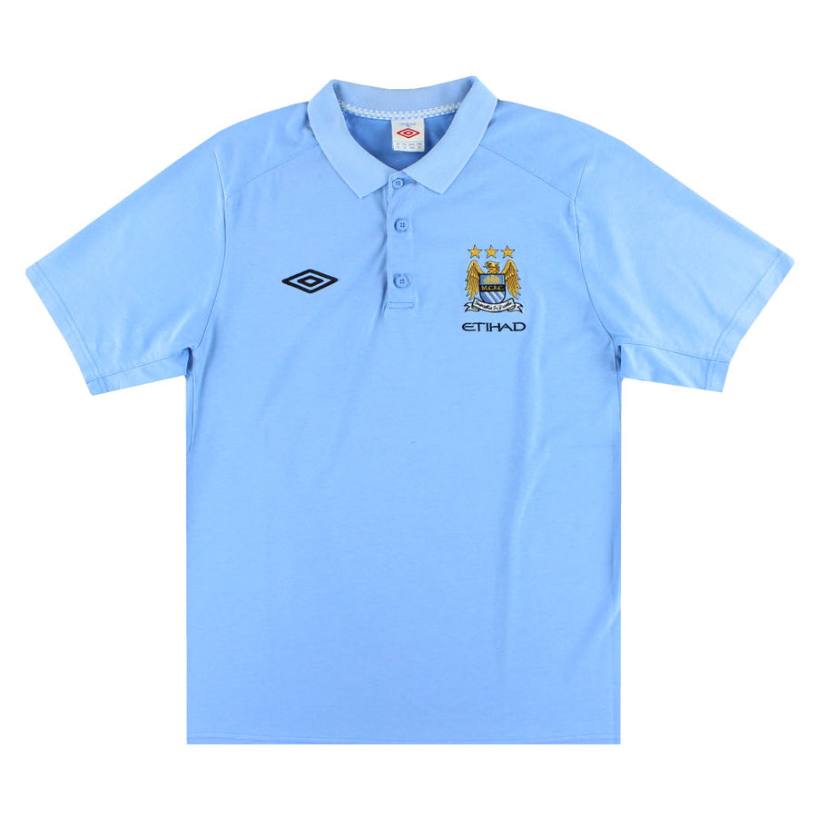 2010-12 Manchester City Umbro Poloshirt XL