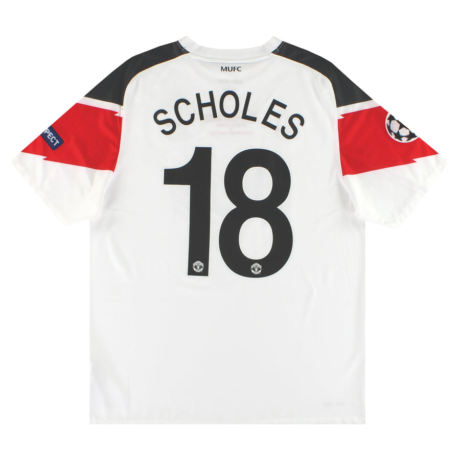 2010-12 Manchester United Nike 'CL Final' Away Shirt Scholes #18 *Mint* L