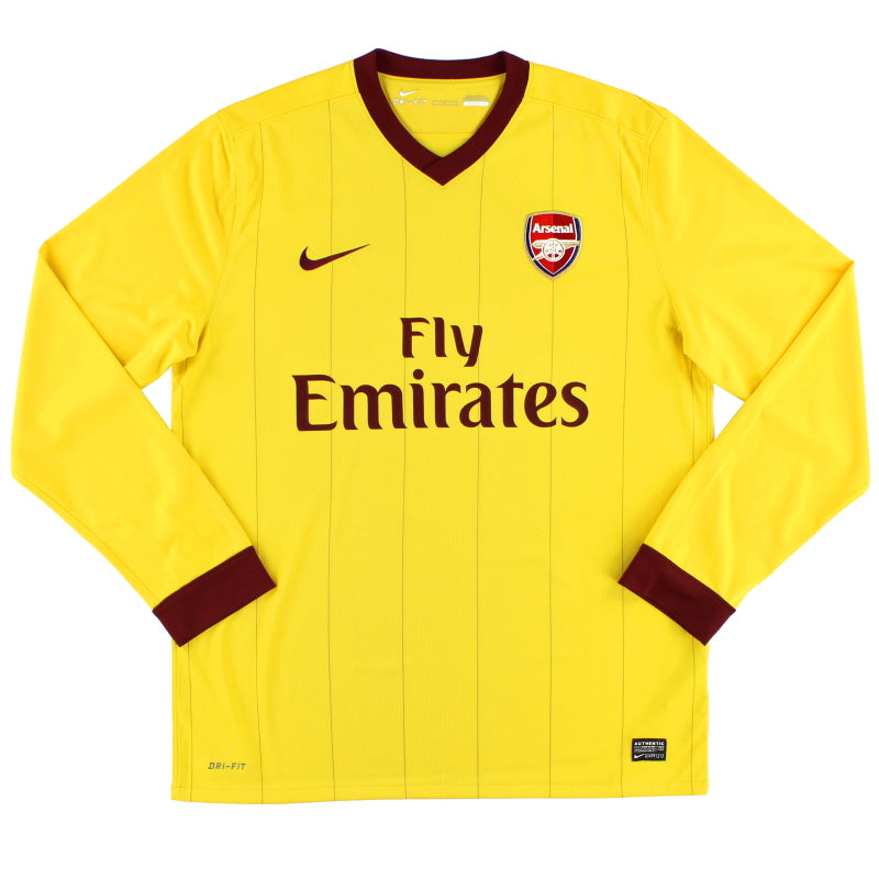 2010-13 Arsenal Nike Auswärtstrikot L/S L