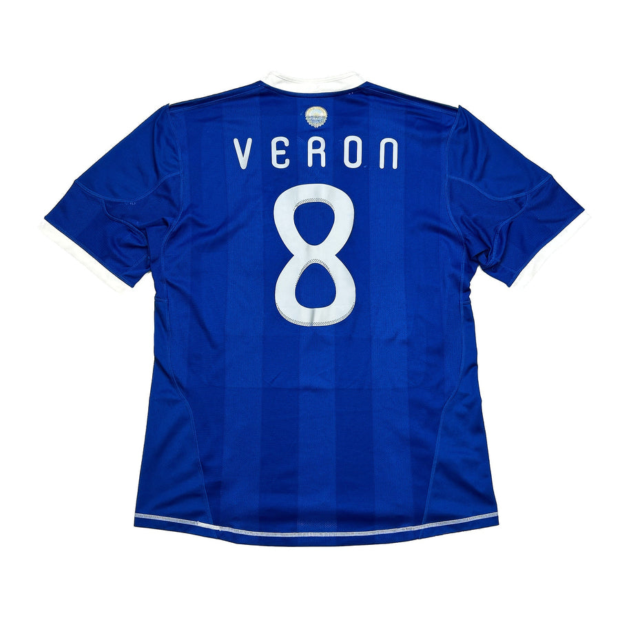 2010/11 Argentinien Veron #8 (Griechenland gegen Argentinien) Auswärtstrikot (L) Adidas