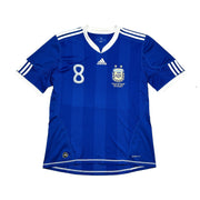 2010/11 Argentinien Veron #8 (Griechenland gegen Argentinien) Auswärtstrikot (L) Adidas