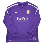 2010/11 Aston Villa #36 Player Issue Trainingspullover (XL) Nike