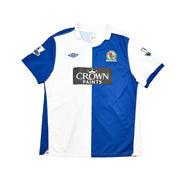 2010/11 Blackburn Rovers Benjani #21 *Match Issue* Heimtrikot (XL) Umbro