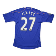 2010/11 Bolton C.Y.Lee #27 *Match Worn* Auswärtstrikot (M) Reebok