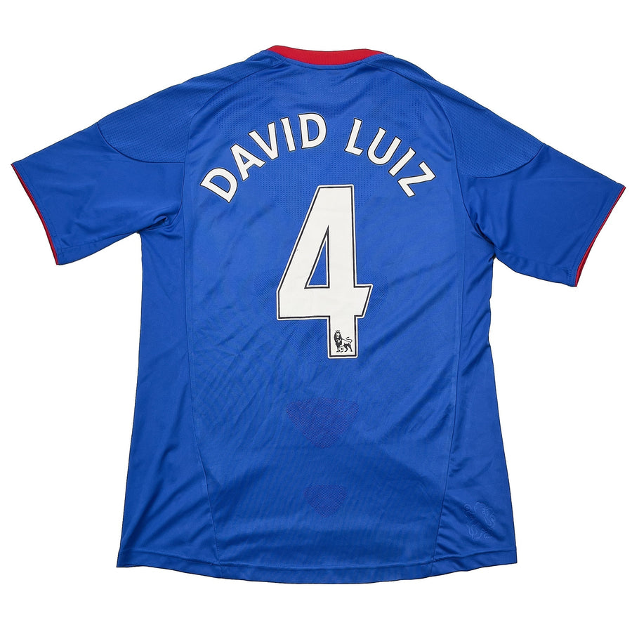 2010/11 Chelsea David Luiz #4 Heimtrikot (S) Adidas