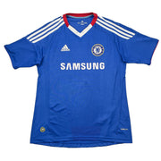 2010/11 Chelsea David Luiz #4 Heimtrikot (S) Adidas