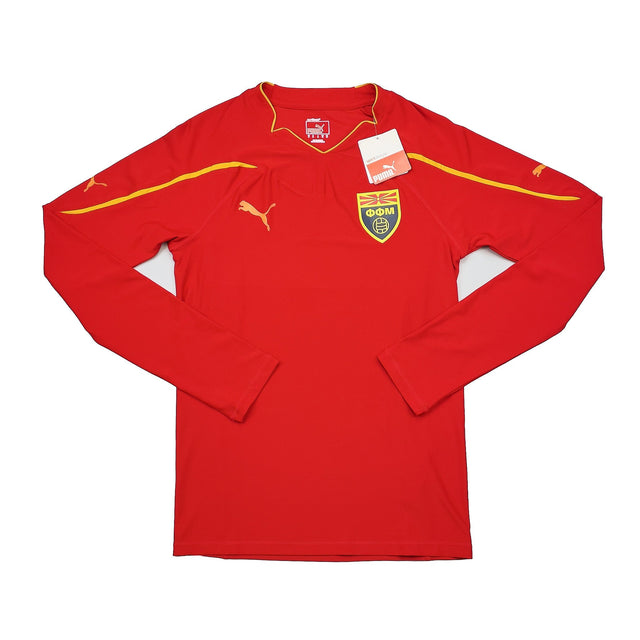 2010/11 NORTH MACEDONIA *BNWT* L/S HOME SHIRT (M) PUMA
