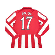 2010/11 Rangers Diouf #17 Langarm Auswärtstrikot (L) Umbro