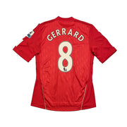 2010/12 Liverpool Gerrard #8 Heimtrikot (S) Adidas
