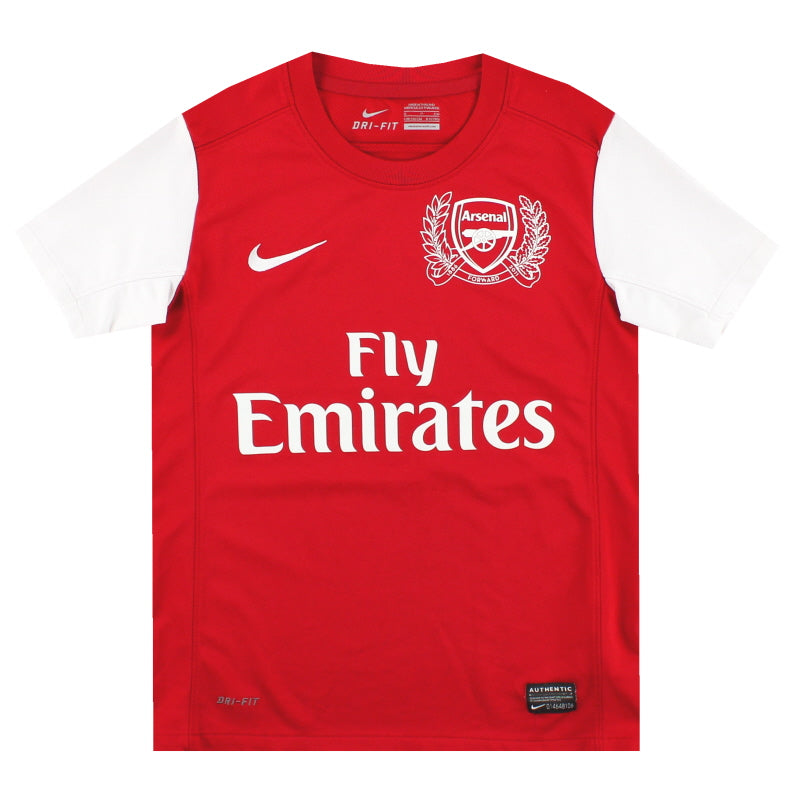 2011-12 Arsenal Nike Heimtrikot „125-jähriges Jubiläum“ Kinder