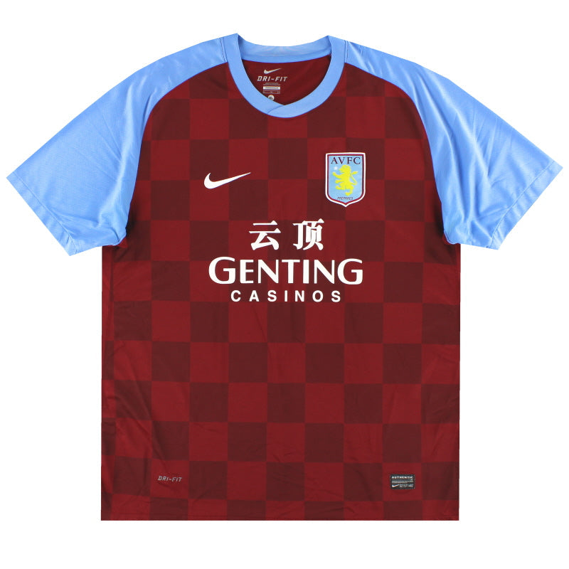 2011-12 Aston Villa Nike Heimtrikot S M