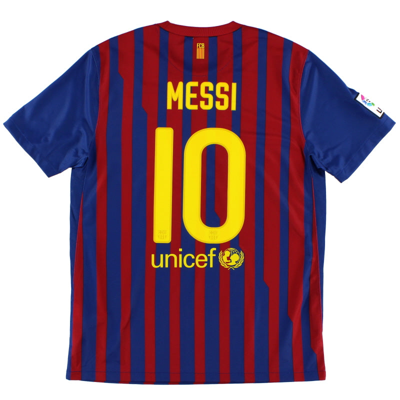 2011-12 Barcelona Nike Heimtrikot Messi #10 *Neuwertig* M