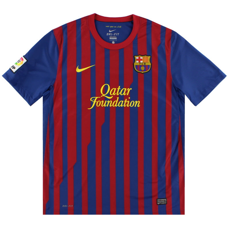 2011-12 FC Barcelona Nike Heimtrikot M