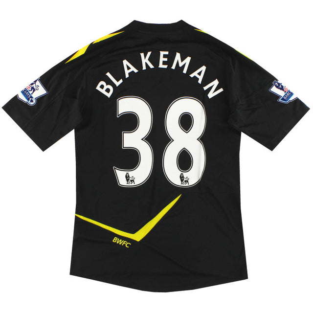 2011-12 Bolton Reebok Player Issue Away Shirt Blakeman #38 *As New* M