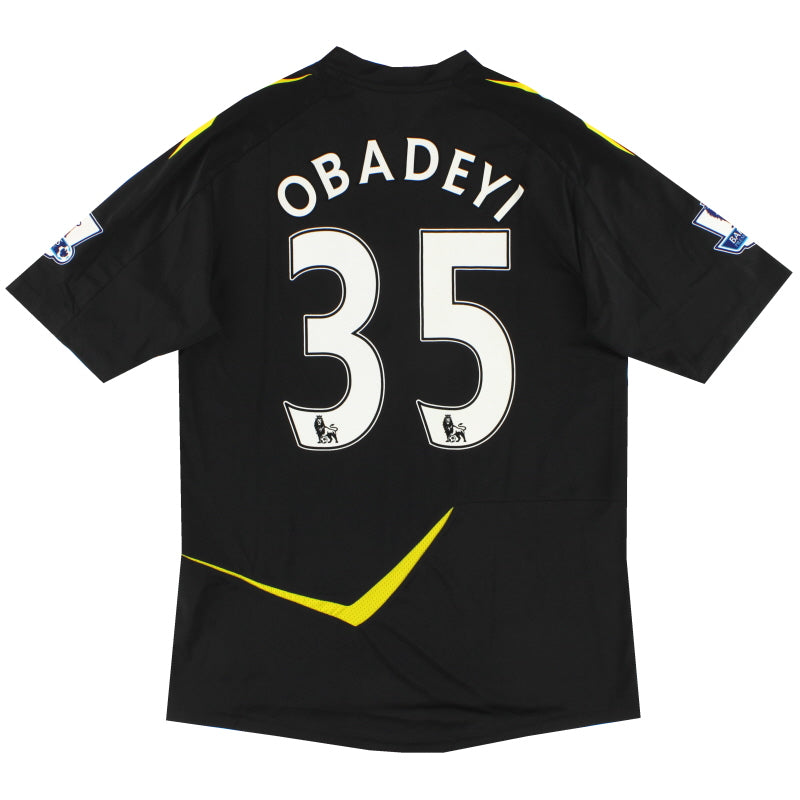 2011-12 Bolton Reebok Auswärts-Trikot (Spielerversion) Obadeyi #35 *Neuwertig* L
