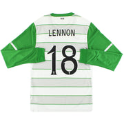 2011-12 Celtic Nike Auswärtstrikot Lennon #18 Langarm S