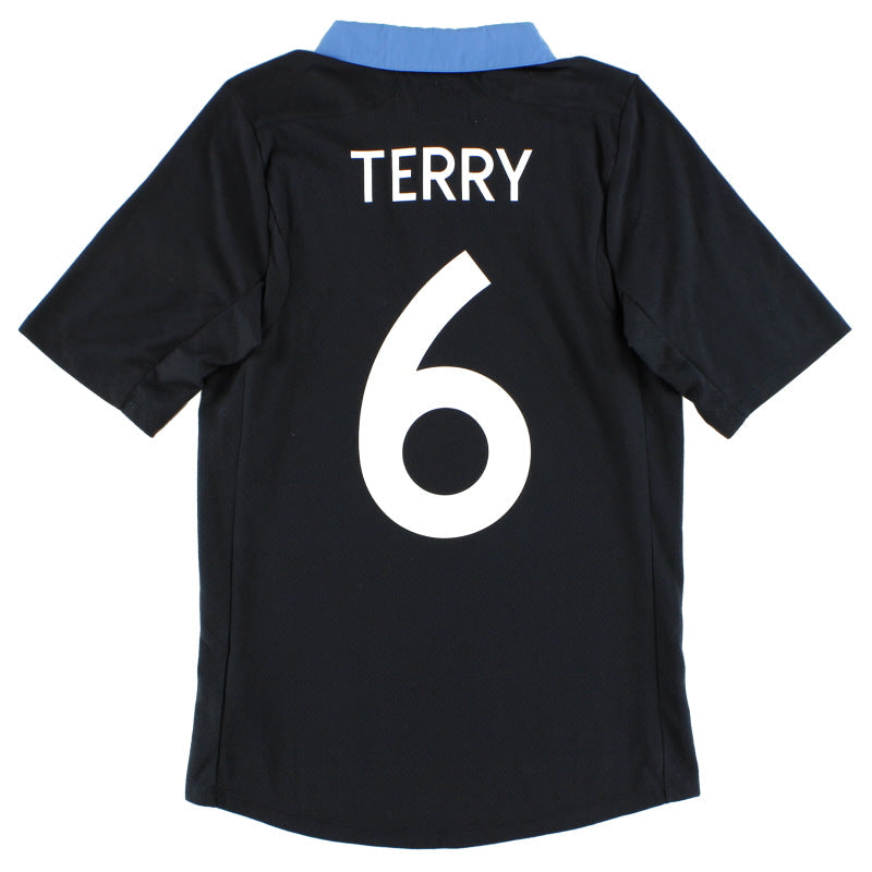 2011-12 England Umbro Auswärtstrikot Terry #6 XS