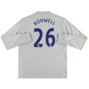 2011-12 Everton Le Coq Sportif Auswärtstrikot Rodwell #26 Langarm XL