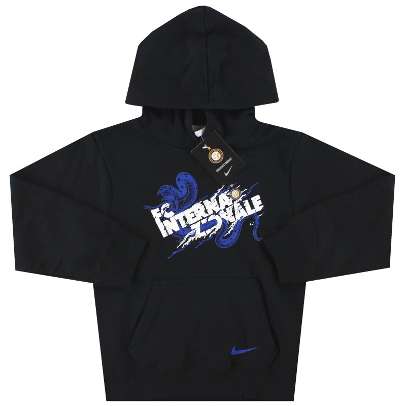 2011-12 Inter Mailand Nike Grafik Hoodie *BNIB* XS.Jungen