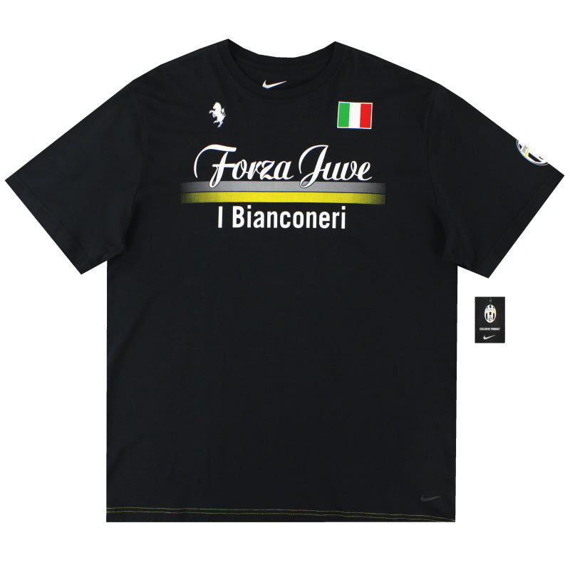 2011-12 Juventus Nike Grafik-T-Shirt *m. Etiketten* XXL