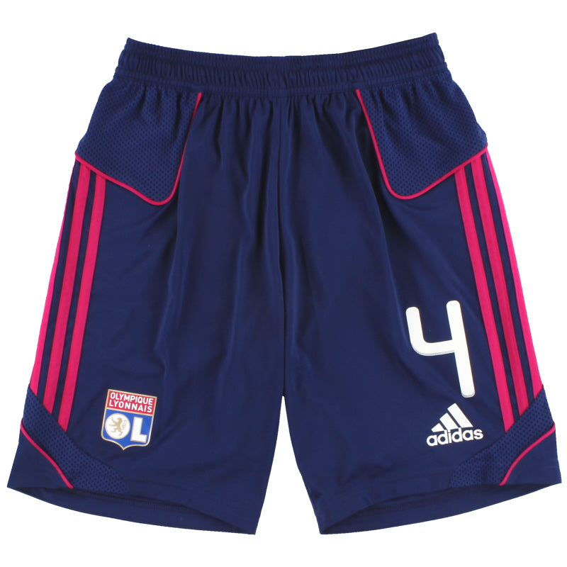 2011-12 Lyon adidas Auswärtsshorts #4 *Neuwertig* M