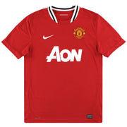 2011-12 Manchester United Nike Heimtrikot XXL