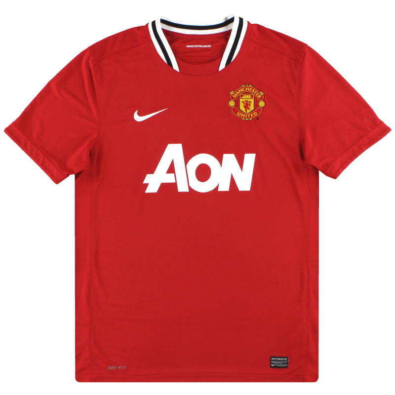 2011-12 Manchester United Nike Heimtrikot XXL