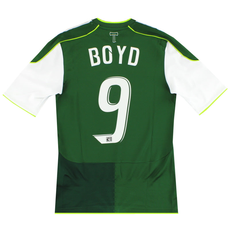 2011-12 Portland Timbers adidas Player Issue Heimtrikot Boyd #9 S