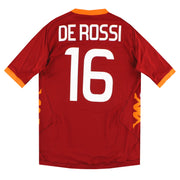 2011-12 Roma Kappa Heimtrikot De Rossi #16 *mit Etiketten* XL