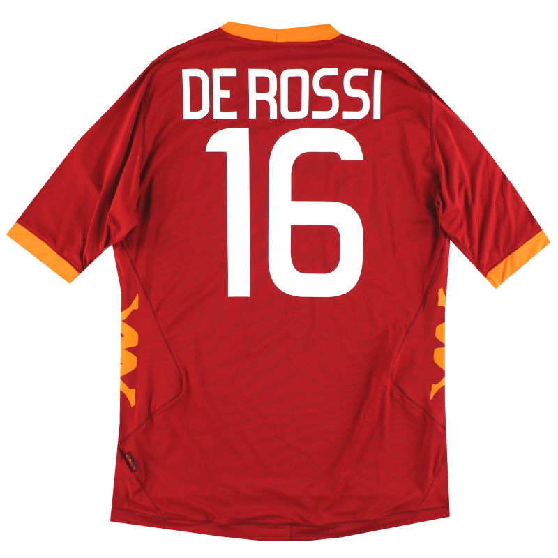 2011-12 Roma Kappa Heimtrikot De Rossi #16 *m. Etikett* XXL