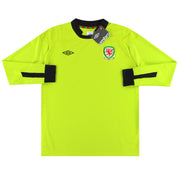 2011-12 Wales Umbro Torwarttrikot *m/Etiketten* M