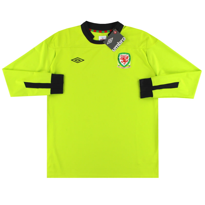 2011-12 Wales Umbro Torwarttrikot *m/Etiketten* M