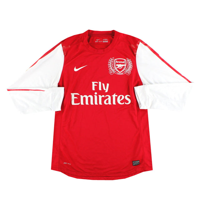 2011-12 Arsenal Nike Player Issue '125th Anniversary' Home Shirt L/S L