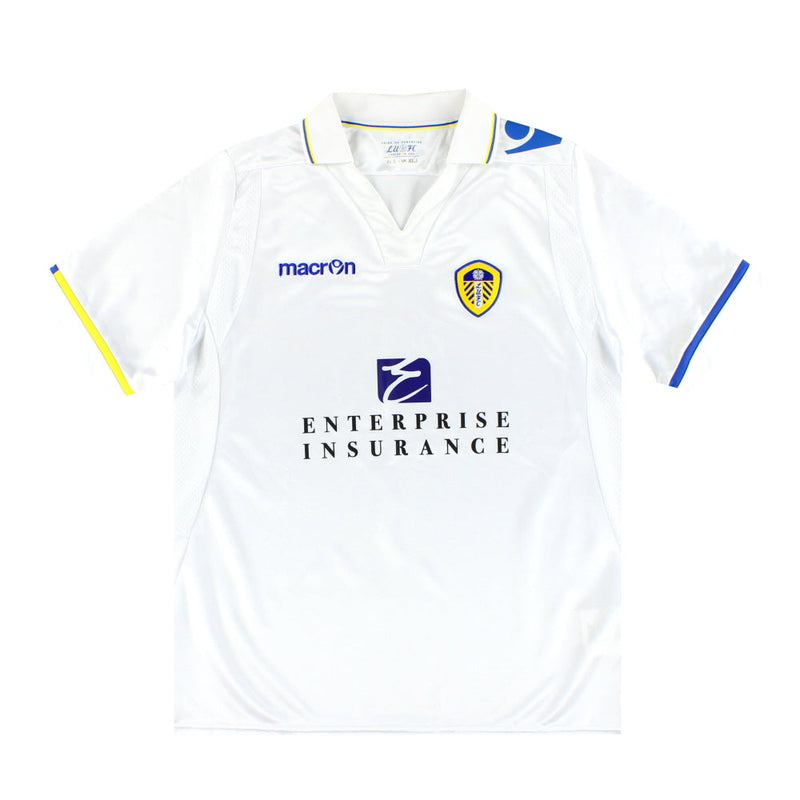 2011-12 Leeds Macron Home Shirt XL.Boys