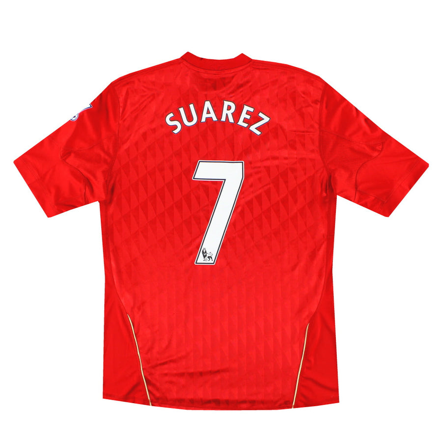 2011-12 Liverpool adidas Auswärtstrikot Suarez #7 *m. Etiketten* S