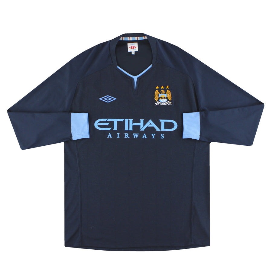 2010-12 Manchester City Umbro Auswärtstrikot L/S XL