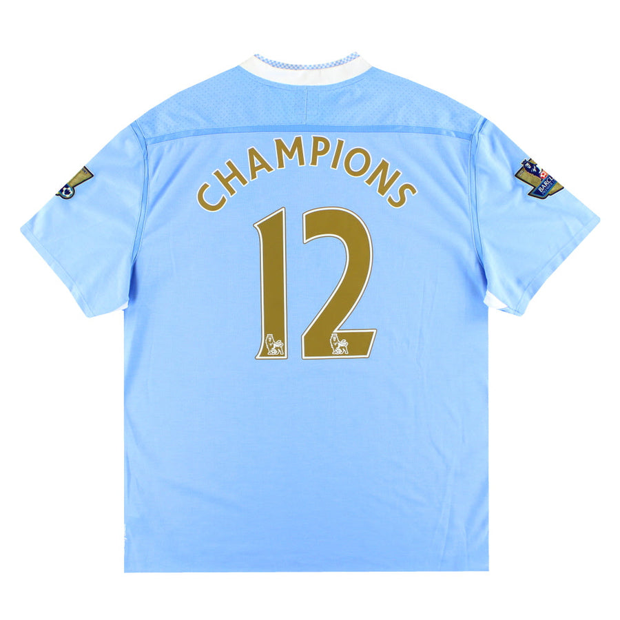 2011-12 Manchester City Umbro Heimtrikot Meister #12 *m. Etikett* XXL