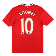 2011-12 Manchester United Nike Heimtrikot Rooney #10 L