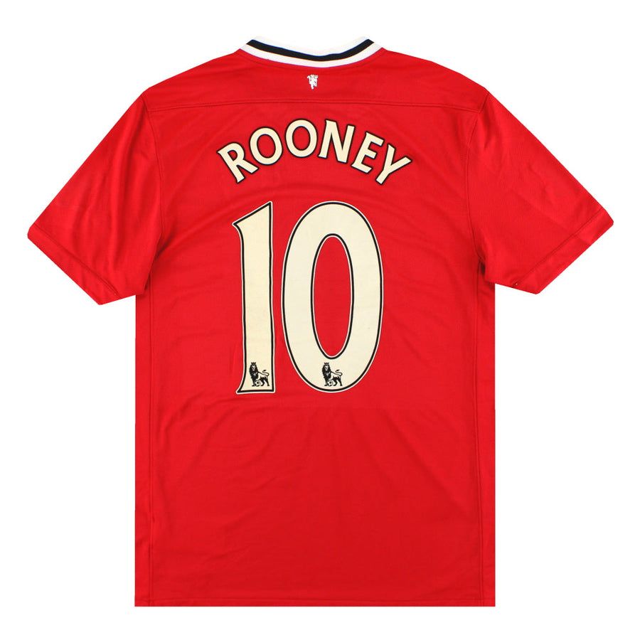 2011-12 Manchester United Nike Heimtrikot Rooney #10 L