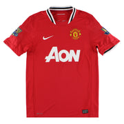 2011-12 Manchester United Nike Home Shirt S