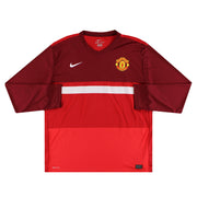 2011-12 Manchester United Nike Trainingsshirt L/S XXL