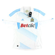 2011-12 Olympique Marseille adidas Heimtrikot L/S *mit Etiketten*