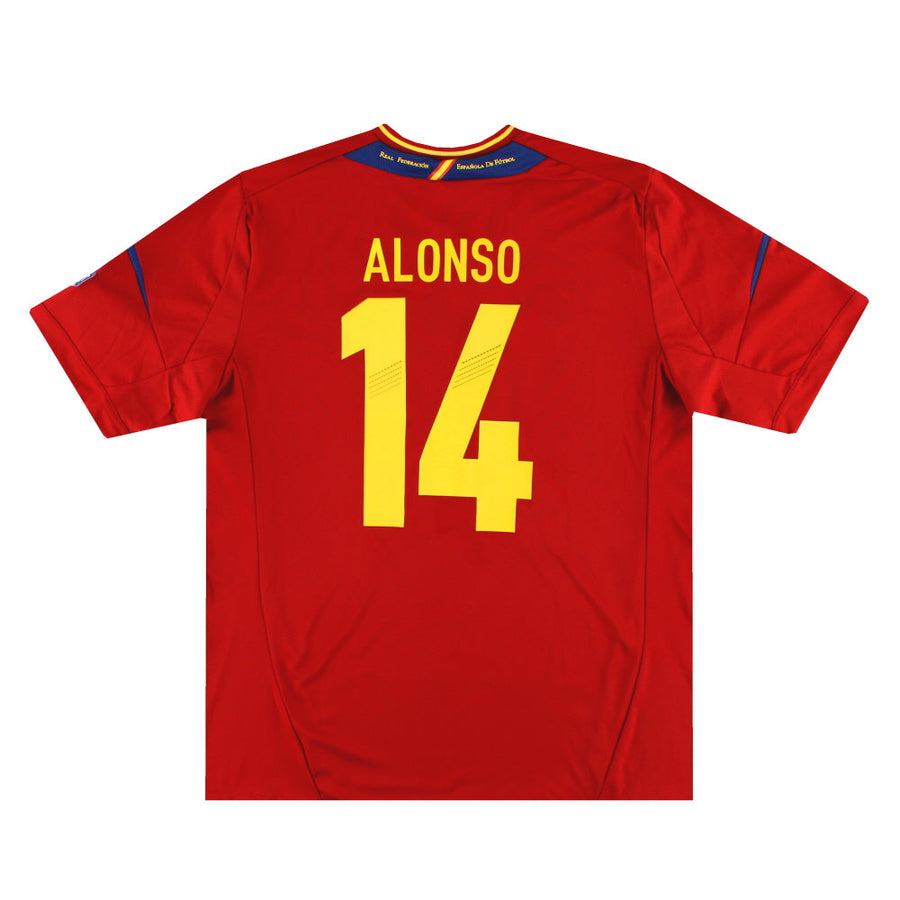2011-12 Spanien adidas Heimtrikot Alonso #14 *Neuwertig* XL