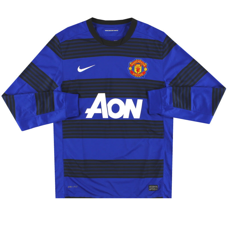 2011-13 Manchester United Nike Auswärtstrikot *Neuwertig* Langarm M