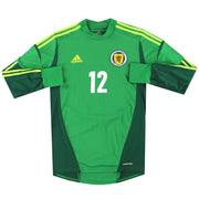 2011-13 Schottland adidas Torwart-Trikot (Player Issue) #12 S