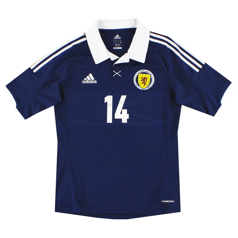 2011-13 Schottland adidas Player Issue Heimtrikot *Neuwertig* M