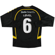 2012-13 AC Horsens Hummel Matchworn Auswärtstrikot Lovel #6 L/S