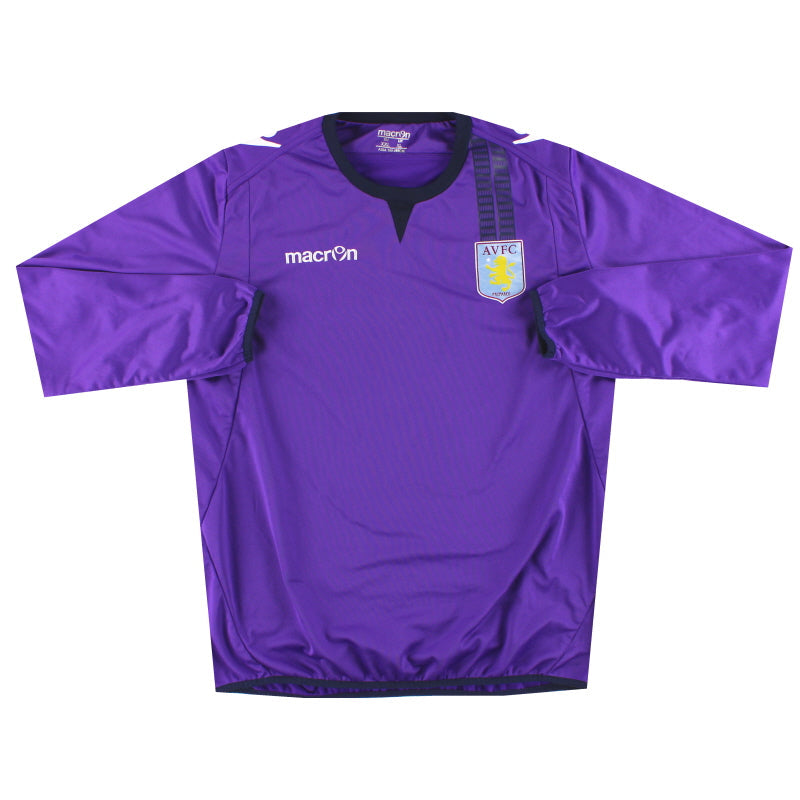 2012-13 Aston Villa Macron Trainings-Sweatshirt XL